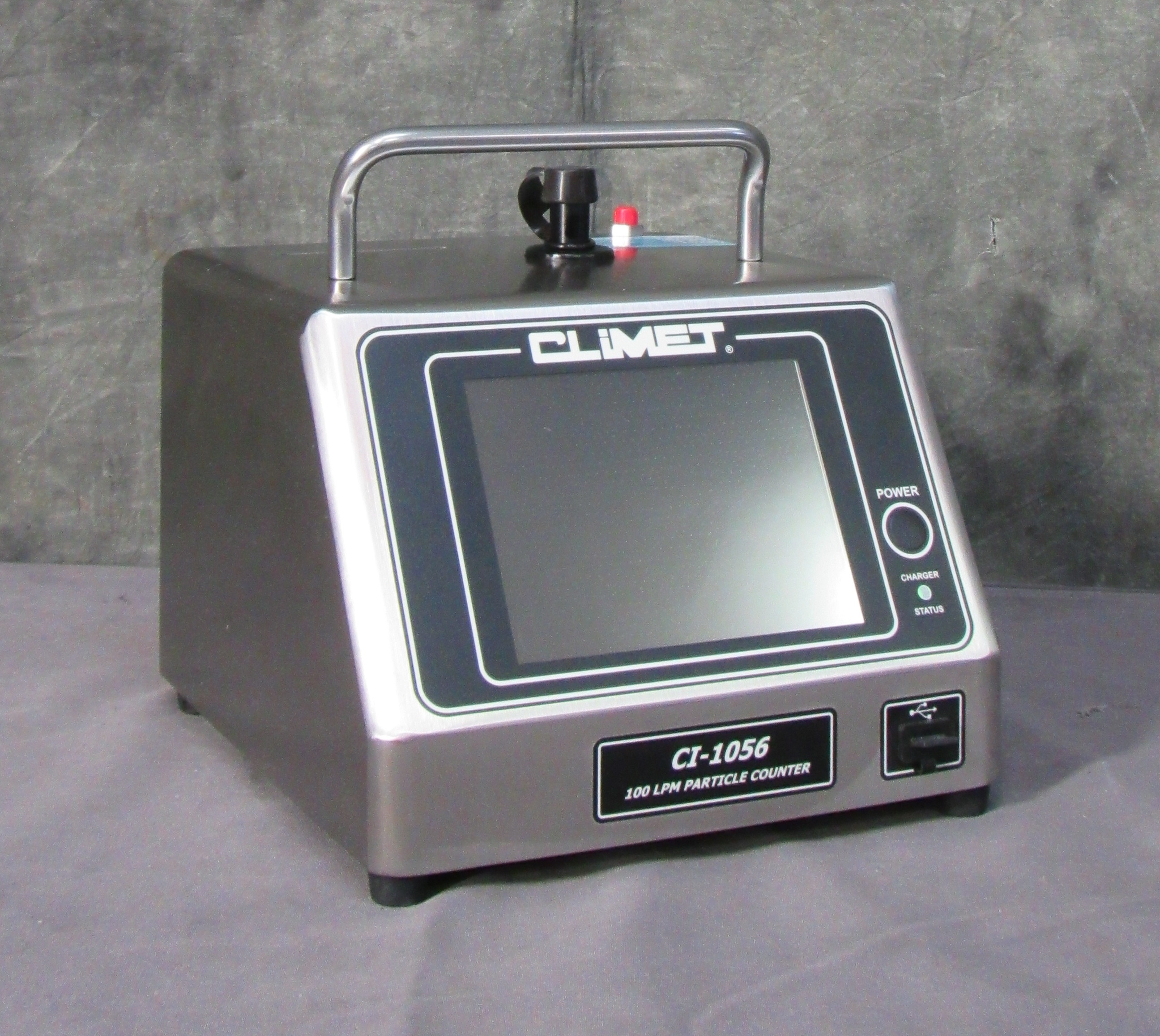 CLIMET Instruments Model CI-1056 100-LPM Particle Analyzer W/ Probe #41768